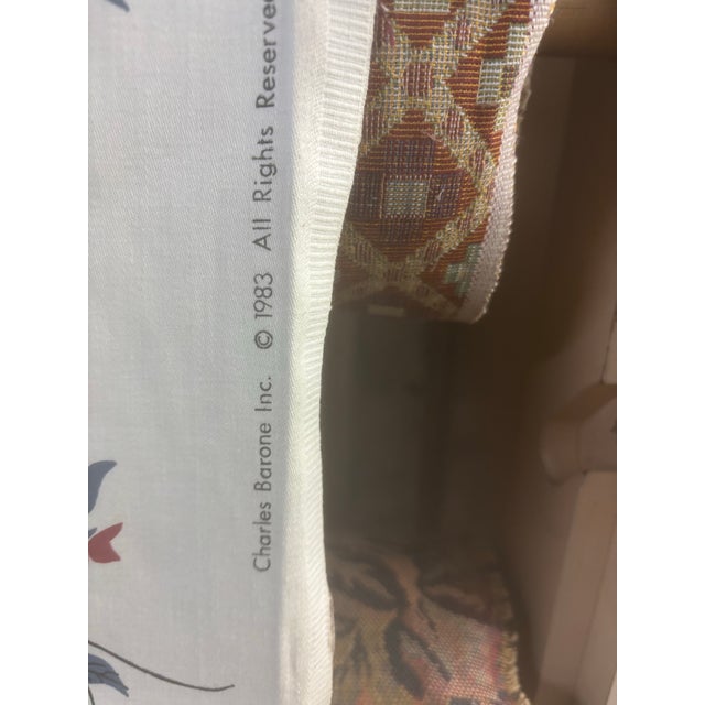 Vintage Floral Fabric For Sale - Image 4 of 5