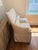 Textile Pair of Lee Industries Host Chairs (5205-01c) on Casters For Sale - Image 7 of 12