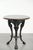 Antique English Side table with Cast Iron Base and Round Wooden Tabletop For Sale - Image 3 of 12