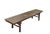 81" Long Antique Solid Elm Wood Bench For Sale In Greensboro - Image 6 of 8
