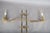 Metal Vintage Brass Swing-Arm Wall Lamps from Maison Jansen, France, 1960s, Set of 2 For Sale - Image 7 of 17