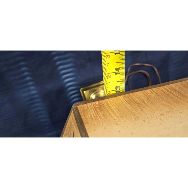 R.F. Harnett Floral Patterned Lampshade With Metal Base Lamp Issue No K-4067 For Sale - Image 6 of 11