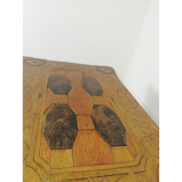 1920s Model of Inlaid Wooden Table, Italy, 1920s For Sale - Image 5 of 12