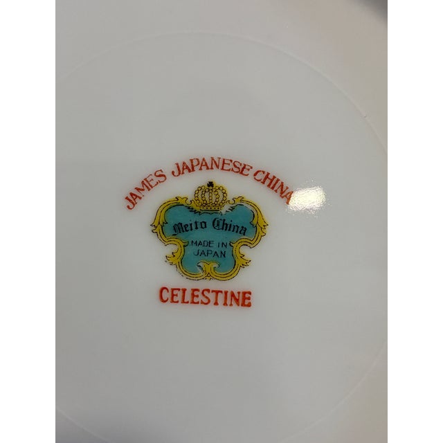 Vintage Meito “Celestine” Rust and Gold Bread Plates, Set of 12 For Sale - Image 9 of 11