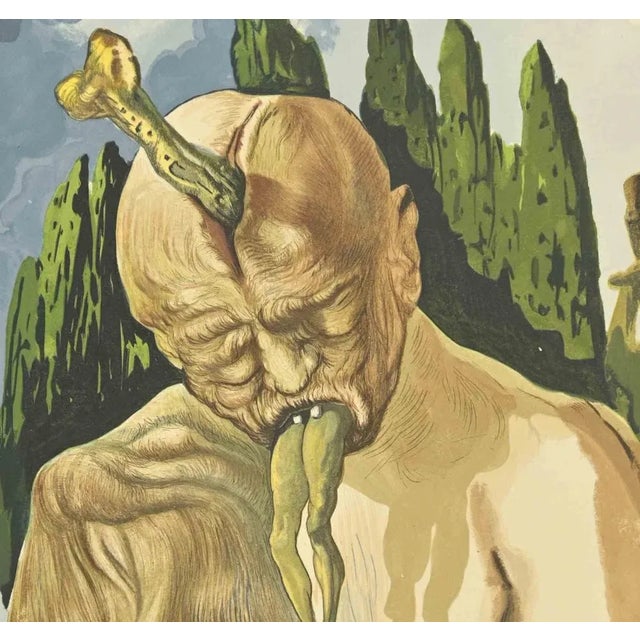 Logician Devil is a woodcut print realized in 1963 for a series illustrating the Medieval poem of the "Divine Comedy" by...