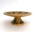 This glazed and embossed German Majolica taza or cake stand features hand-painted grape leaves and purple wine berries. Of...