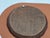 Painting, carved bas-relief, beer tavern, 1960s, dimensions: diameter 24 cm, depth 2.8 cm.