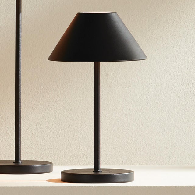 Alluna Cordless Led Lamp 10" - Black For Sale - Image 10 of 10