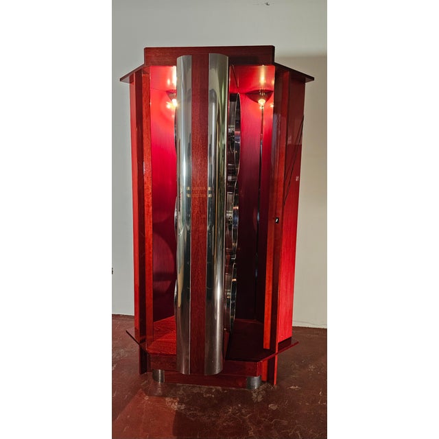 Postmodern Rotating Mobile Bar, 1970s For Sale - Image 3 of 11