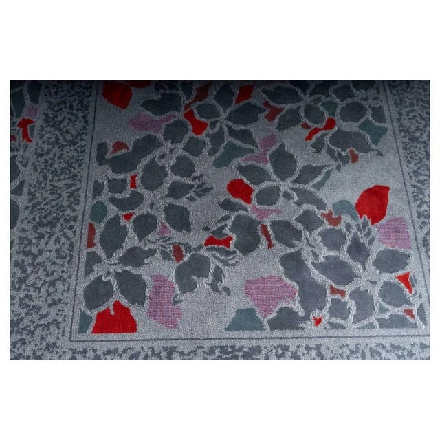 Sisal-Aksent Rectangular Rug in Virgin Wool For Sale - Image 3 of 5