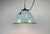 Industrial Grey Enamel Factory Lamp with Cast Iron Top, 1960s For Sale - Image 9 of 17
