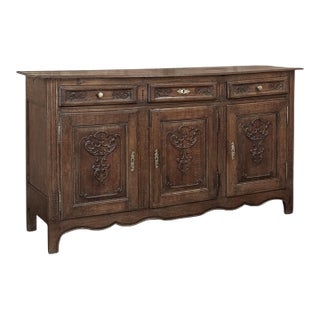 18th Century Liégeois Country French Oak Buffet For Sale