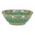 Late 18th Century Chinese Famille Verte Porcelain Bowl With Floral Detail For Sale