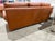Mid-Century Modern Ethan Allen Rust Leather "Conor" Sofa For Sale - Image 3 of 5