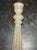 Wood Neoclassical Carved Fluted Limed Oak Candlesticks, Set of 2 For Sale - Image 7 of 12