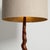 Jacobean 1960-1969 France Rich Walnut Brown Carved Walnut Floor Lamp For Sale - Image 3 of 11