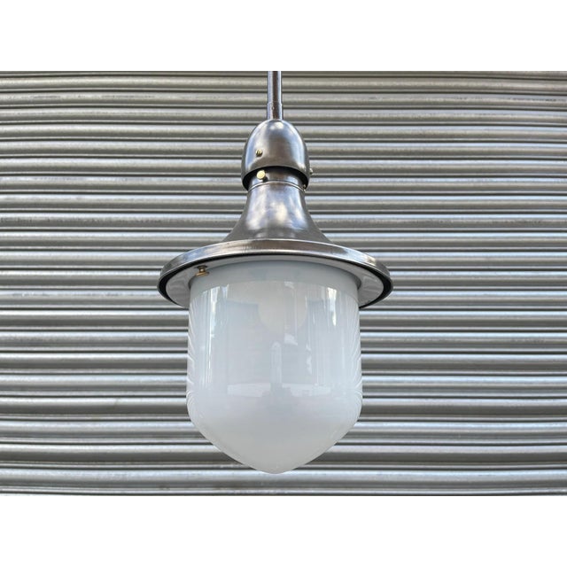 Bauhaus Industrial Pendant Light by Kandem - Körting & Mathiesen Leipzig, 1930s For Sale - Image 3 of 11