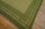 Splendid Green Color With Small Ikat Pattern Design Antique Ingrain Rug For Sale - Image 4 of 7