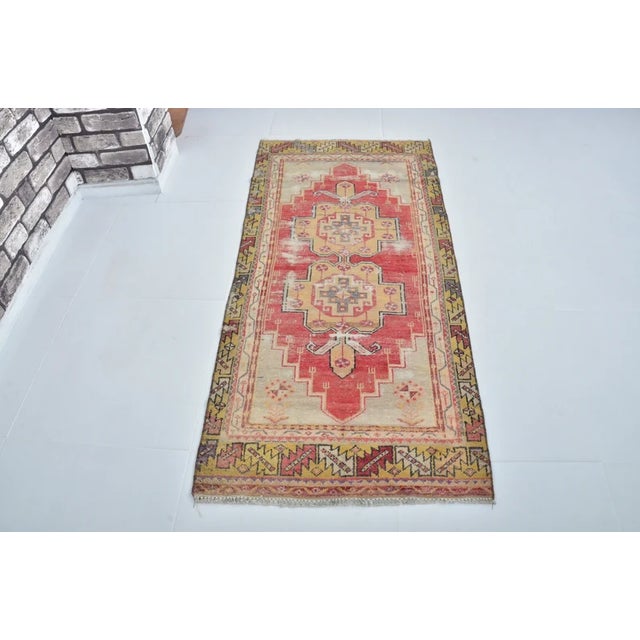 Antique Vintage Floral Carpet For Sale - Image 4 of 10