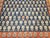 Vintage Kurdish Kilim Rug, Hand-Woven All-Over Paisley Pattern, Blue & Brick, 6x9 For Sale - Image 12 of 13