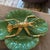 1950s Green and Gold Ceramic Centerpiece by Maioliche Artistiche Sestesi For Sale - Image 13 of 14