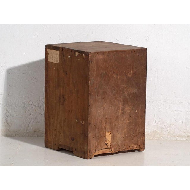 Brown Antique Japanese Auxiliary Box For Sale - Image 8 of 10