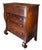 Mid to late 19th century American Empire tallboy / highboy chest. Made of flame / crotch mahogany featuring rectangular...