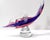 Large Pink and Blue Murano Glass Swordfish attributed to Archimede Seguso, Italy, 1960s For Sale - Image 16 of 16