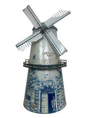 Antique Dutch Windmill Candy Box, Holland, 1920s