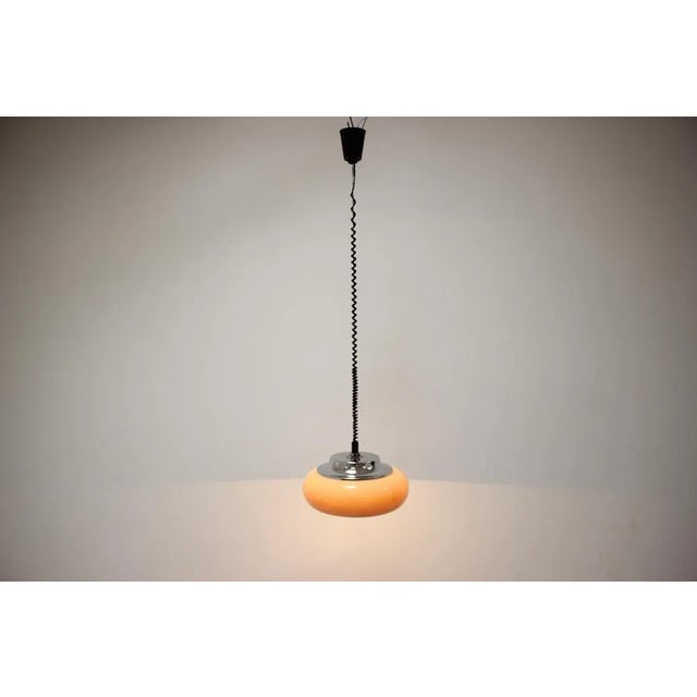 Mid-Century Pendant by Harvey Guzzini for Meblo, Italy, 1970s For Sale - Image 10 of 13