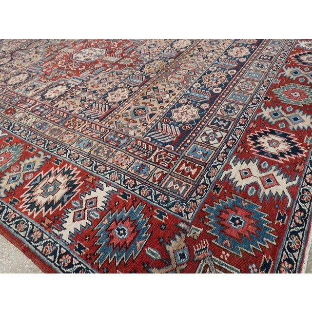 Galerie Shabab Collection Early 20th Century Persian Heriz Carpet For Sale - Image 9 of 10