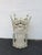 Off-white Victorian Woven Wicker Side Accent Chair 6590 For Sale - Image 8 of 17