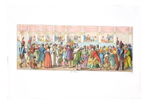 Carl Gustaf Hyalmar Morner - the Feast - Original Etching - 1820