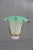 Mid-Century Modern White and Green Murano Glass Lantern from Stilnovo, 1950s For Sale - Image 3 of 7