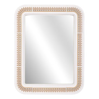 Vintage Plastic Wall Mirror with Carrara Matte, 1970s For Sale