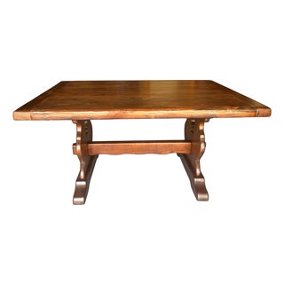 1960s Drake, Smith & Co. High Quality Table Builders - Bristol, Vermont. Solid Knotty Pine. For Sale