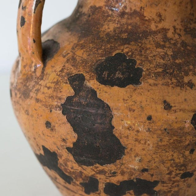 19th Century Terracotta Vase with Ochre Glaze For Sale - Image 4 of 7