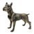 Vintage Italian Metal Dog Figurine For Sale