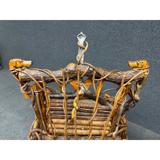 A wonderful piece of folk art created by the Old Hickory Company in Martinsville, Indiana back in 1937. According to a...