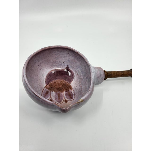 Vintage Ceramic Ladle by the Cloutier Brothers, 1950s For Sale - Image 6 of 12