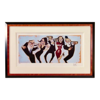 Michael Todd White Untitled (Personages Drinking) C.2005 Reproduction Print For Sale