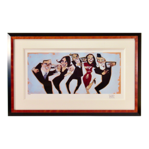 Michael Todd White Untitled (Personages Drinking) C.2005 Reproduction Print