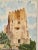 Paint Mid 20th Century Framed French Watercolor Painting of Roquebrune a-M Le Chateau For Sale - Image 7 of 12