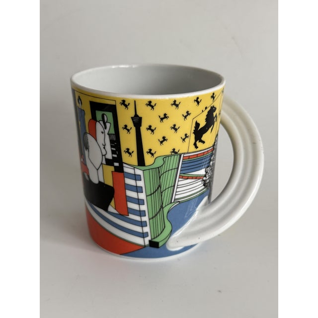 Rosenthal Cupola City Cup Series No. 12 Stuttgart Mug by B. Brenner and Mario Bellini for Rosenthal Studio Line, 1990s For Sale - Image 4 of 4