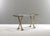 Hollywood Regency Acrylic Glass and Brass Console Table by Charles Hollis Jones, 1980s For Sale - Image 4 of 15