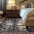 2020s 8x10 Sophisticated Timeless Black Floral Traditional Hand Knotted Wool Carpet Rug For Sale - Image 5 of 6