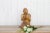 This beautiful Burmese monk statue is sitting in praying pose with a serene and calm expression. This figurine has a...