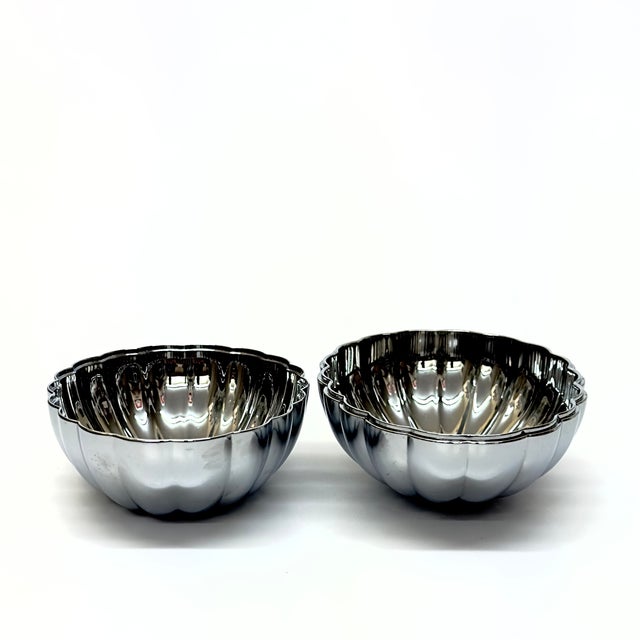 Silver Large Chromium-Plated 2-Piece Legacy Bonbonniere by Georg Jensen For Sale - Image 8 of 11