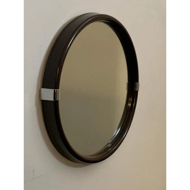 Mirror with Plastic Frame & Steel Fittings, 1970s For Sale - Image 3 of 8