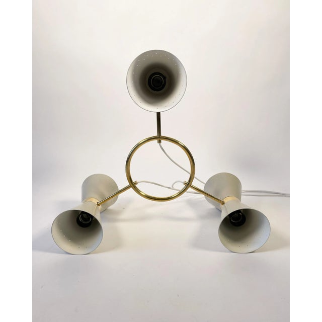 Scandinavian Chandelier by Alf Svensson for Bergboms, 1950s. For Sale - Image 10 of 13
